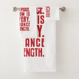 1984 BADHANDTUCH SET