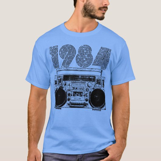 1984 Boombo-Geschenk T-Shirt (Vorderseite)