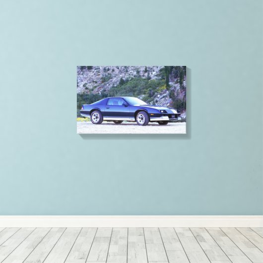 1984 Chevy Camaro Z28 Print Leinwanddruck (Insitu (Holzboden))