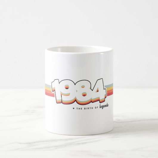 1984 Die Geburt von Legenden Kaffeetasse (Mittel)