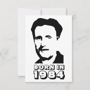 1984 geboren (George Orwell) Karte