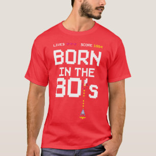 1984 Geburtstags Retro-Gamer Piel Geboren in den 8 T-Shirt