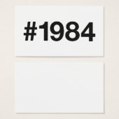 1984 Hashtag 41 Geburtstag (Vorne & Hinten)