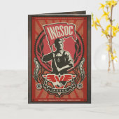 1984 INGSOC Gruß-Karte Karte (Gelbe Blume)