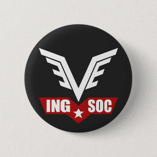 1984 INGSOC Parteibadge Button