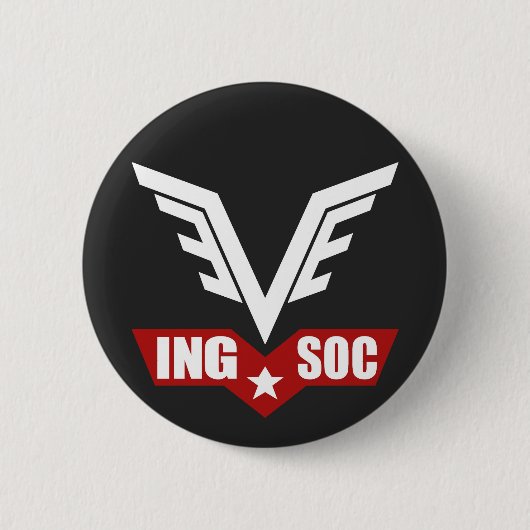 1984 INGSOC Parteibadge Button (Vorderseite)