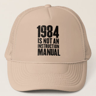 1984 ist kein Anleitung-Handbuch-Hut Truckerkappe