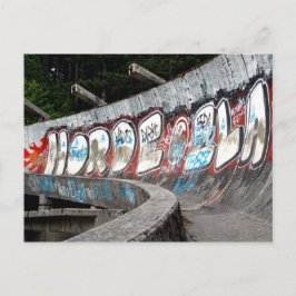 1984 Olympia-Rodelbahn, Sarajevo Postkarte