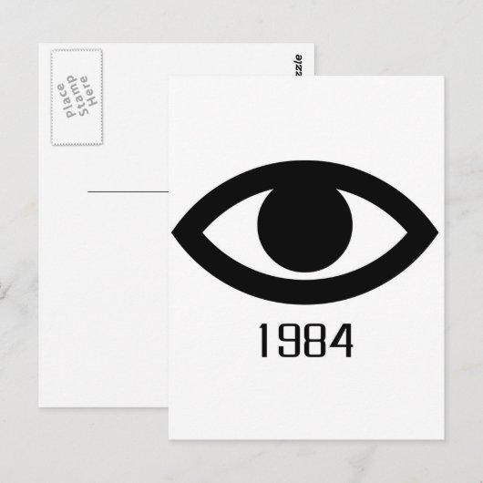 1984 POSTKARTE (Vorne/Hinten)