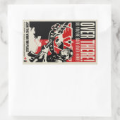 1984 Propaganda-Aufkleber Rechteckiger Aufkleber (Tasche)