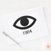 1984 RECHTECKIGER AUFKLEBER (Umschlag)