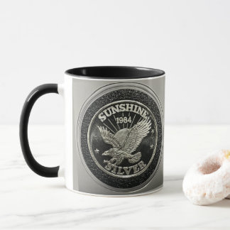 1984 Subshine Mint 1 Halbe Unze .999 Silber-Rundmü Tasse