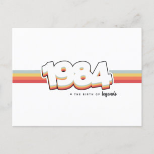 1984 The birth of legends Postkarte