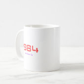 1984 Top-Song Kaffeetasse (Vorderseite Links)