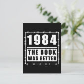1984 war das Buch besser zitiert Postkarte (Stehend Vorderseite)