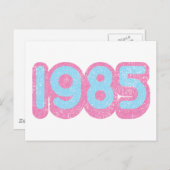 1985 1 POSTKARTE (Vorne/Hinten)