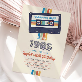 1985 Einladung zum Geburtstag, 40. Retro