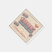 1985 geboren Retro-Papier Servietten | Retro  (Ecke)