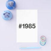 1985 Hashtag 40 Geburtstag Flyer (Einzeln)