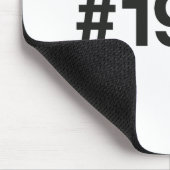 1985 Hashtag 40 Geburtstag Mousepad (Ecke)