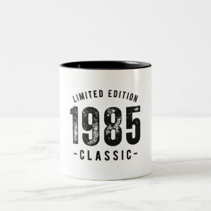 1985 klassisches Geburtsjahr Zweifarbige Tasse