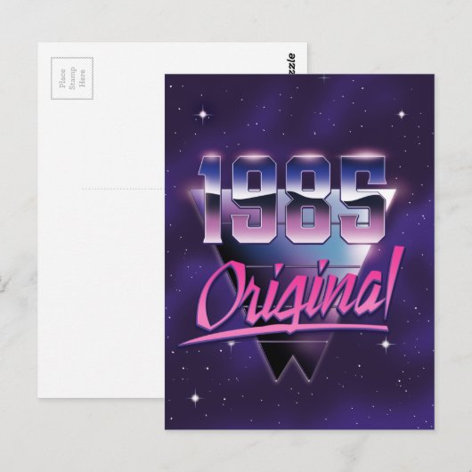 1985 Original Postkarte (Vorne/Hinten)
