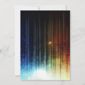 1985 Retro 40. Geburtstag Party anpassbar Einladung (Rückseite)