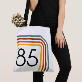 1985 Trendy Retro Rainbow Stripes Tasche