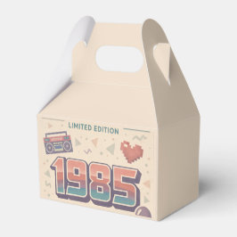 1985 Vintage Geburtstagsfeier-Geschenkboxen – Retr Geschenkschachtel