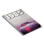 1985 Vintages Supercar-Poster Notizblock (Rechte Seite)