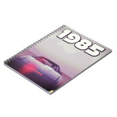 1985 Vintages Supercar-Poster Notizblock (Linke Seite)