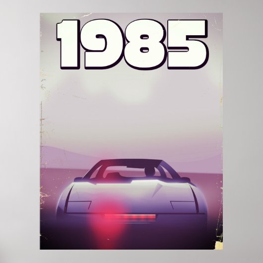 1985 Vintages Supercar-Poster Poster (Vorne)