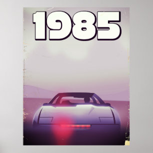 1985 Vintages Supercarplakat Poster
