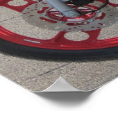 1985 Yamaha RZ350 Poster (Ecke)