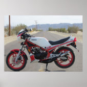 1985 Yamaha RZ350 Poster (Vorne)