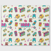 1986 40. Geburtstag Geschenkpapier (Flach)