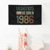 1986 40. Geburtstags-Legenden Banner (Insitu)