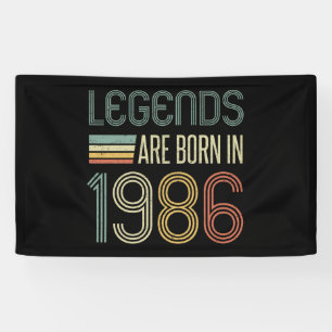 1986 40. Geburtstags-Legenden Banner