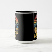 1986 Birthday Retro Cat Lover Ukulele 40th Bday Tasse (Zentrum)