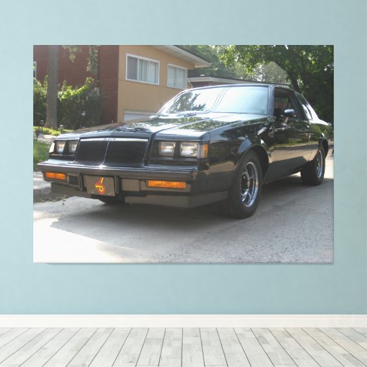 1986 Buick Grand National Print Leinwanddruck (Insitu (Holzboden))