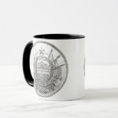 1986 Der Staat Texas Silber-Rund  Tasse (Vorderseite Links)