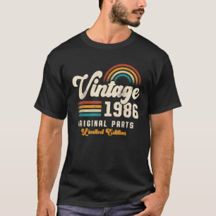 1986 Geboren 1986 40 Jahre alte Geburtstagsfeier 4 T-Shirt
