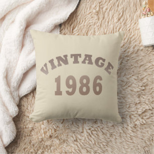 1986 geboren elegantes modernes vintage Geburtstag Kissen