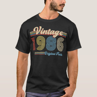 1986 Geburtstagsgeschenk Retro Geburtstag Vintag 1 T-Shirt
