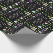 1986 Geburtstagsjahr Trivia Geschenkpapier (Ecke)