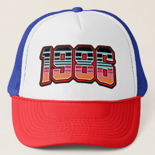 1986 T-Shirt Truckerkappe