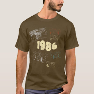 1986 über Retro-Radio T-Shirt