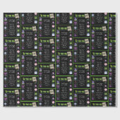 1987 Geburtstagsjahr Trivia Geschenkpapier (Flach)