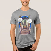 1987 in die Zeit der Männer Tri-Blend Shirt (Vorderseite)