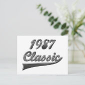 1987 Klassiker Postkarte (Stehend Vorderseite)
